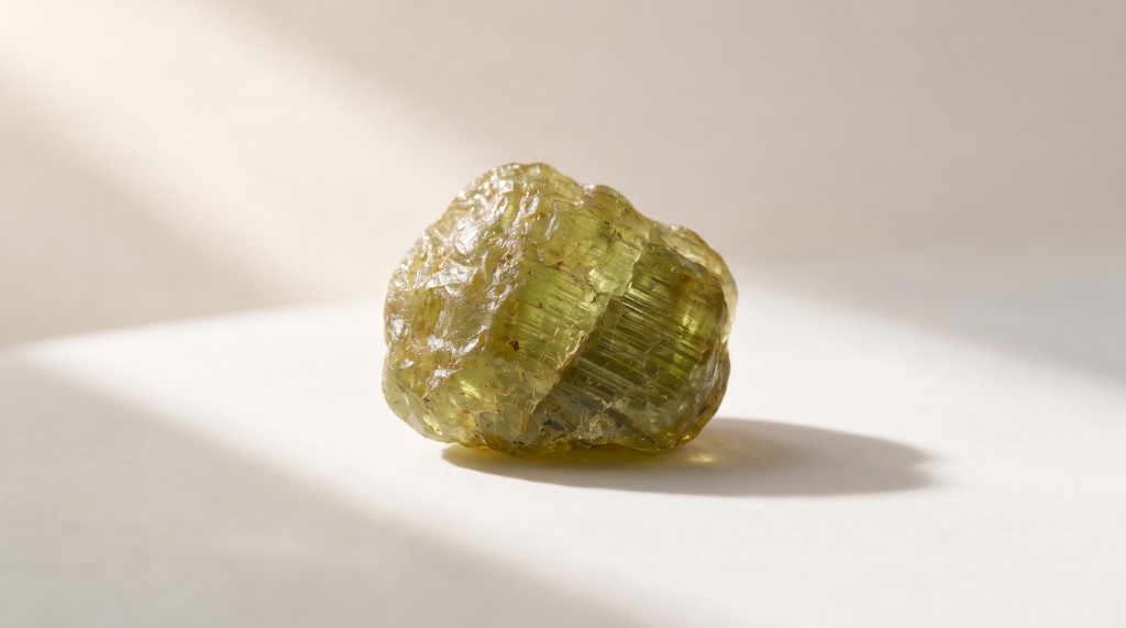 Natural cat's eye chrysoberyl